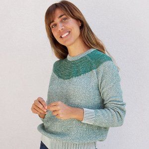 TWOTHIRDS Green Cotton Sweater